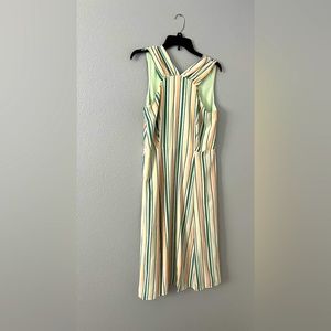 Beautiful Mint Green Striped Dress